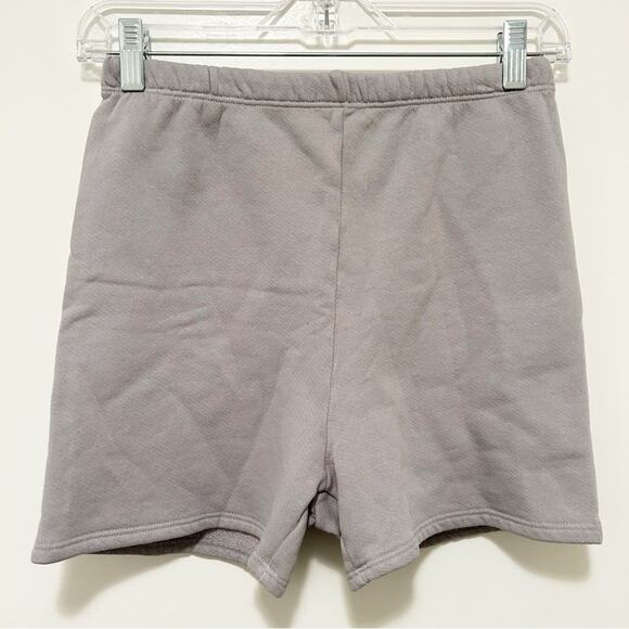 Joah Brown Fitted Terry Sweat Short Grey S/M NWT - Picture 1 of 4